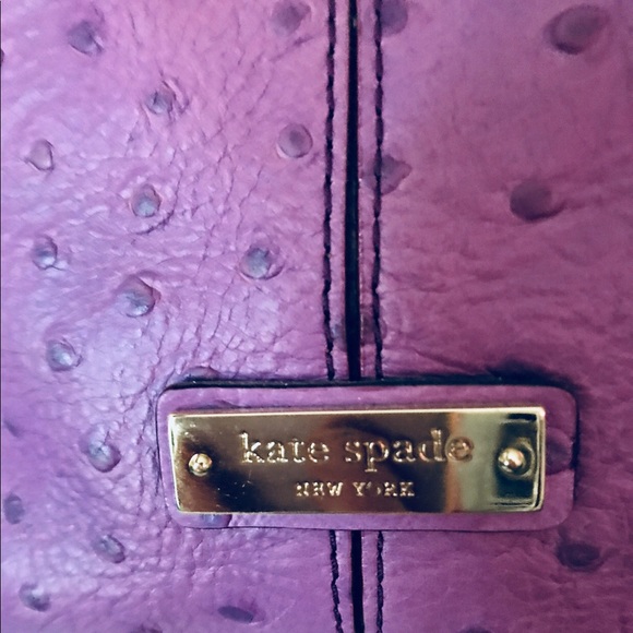 Kate Spade of New York Ostrich leather handbag - Picture 3 of 5
